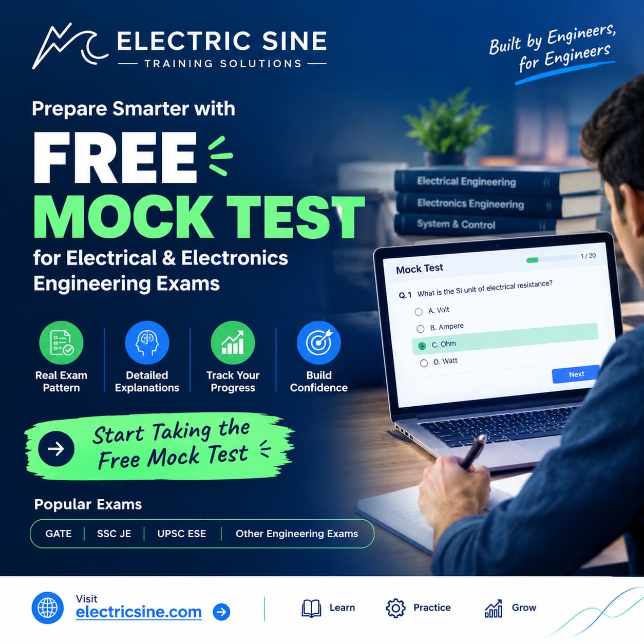 SSC JE Electrical previous year questions and exam preparation